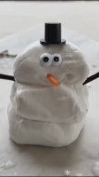 "Melting Snowman" Butter Slime DIY Winter Slime Kit
