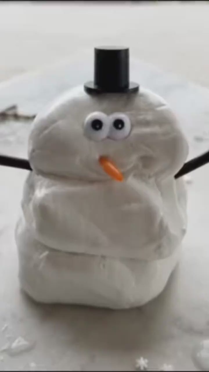 "Melting Snowman" Butter Slime DIY Winter Slime Kit