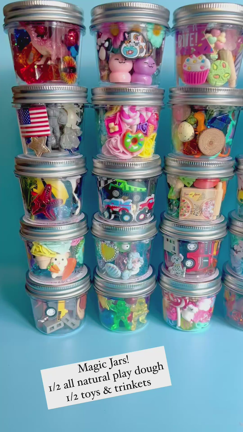 Magic Play Dough Jar - OVER 40 THEMES!