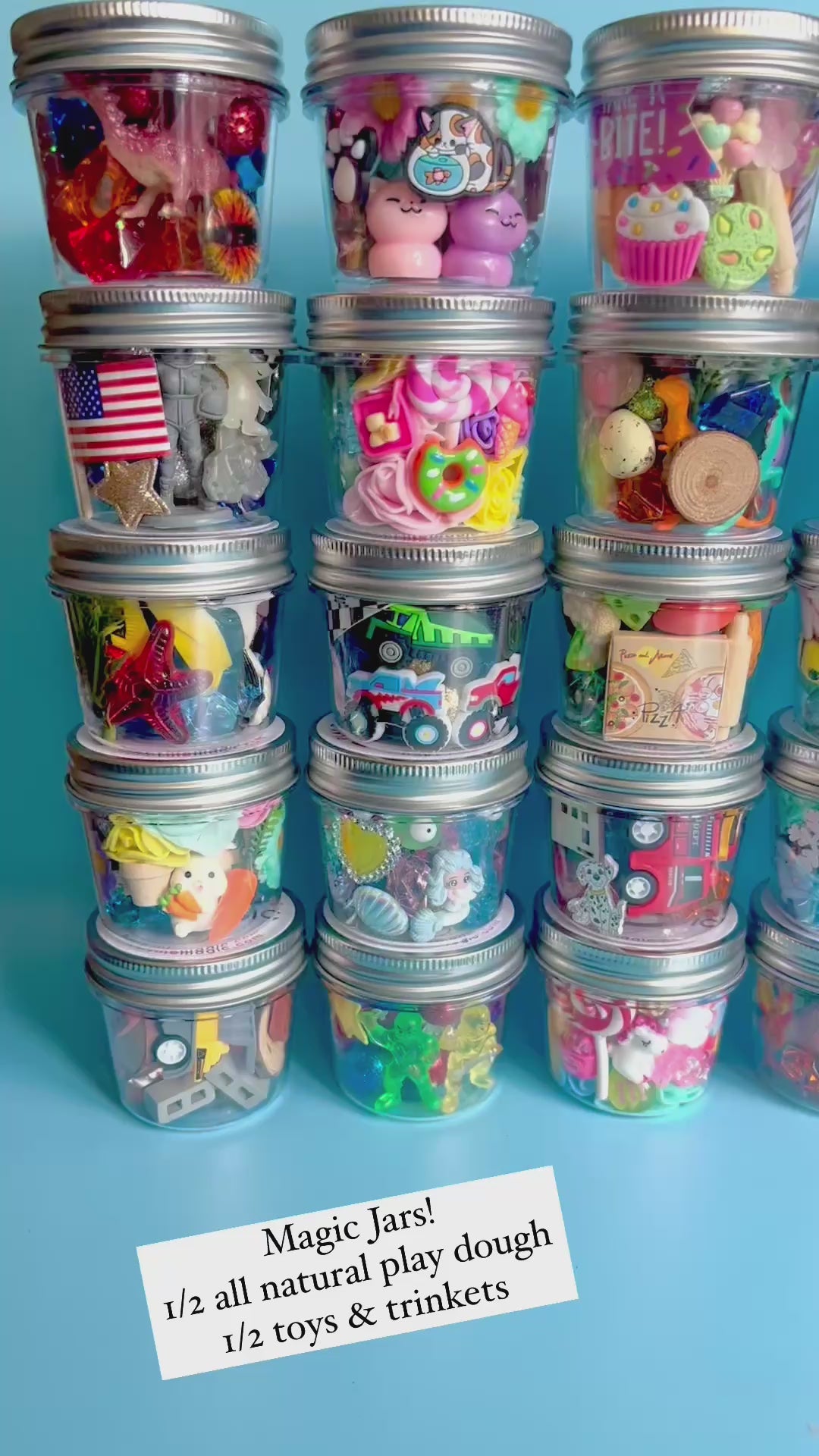 Magic Play Dough Jar - OVER 40 THEMES!
