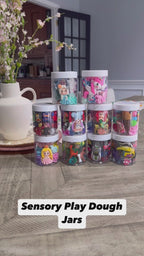8 oz. Sensory Dough Jars - OVER 20 THEMES!
