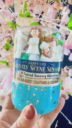 "Nativity Scene" DOUBLE Jar