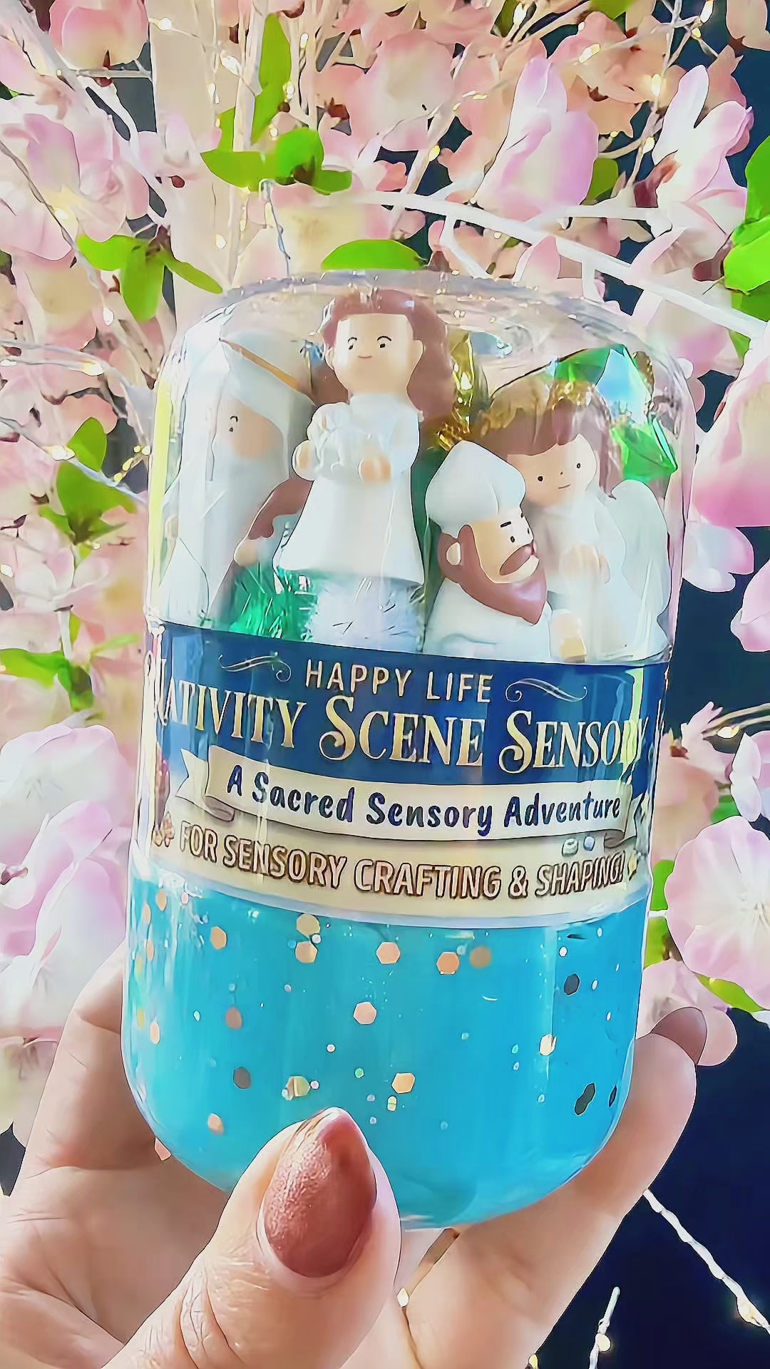 "Nativity Scene" DOUBLE Jar