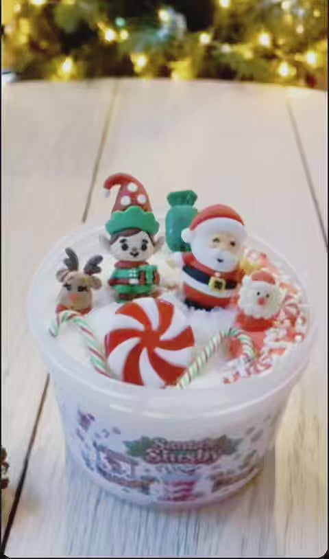 "Santa's Slushy " Cloud Slime