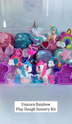 Unicorn and Rainbows Play Dough Kit
