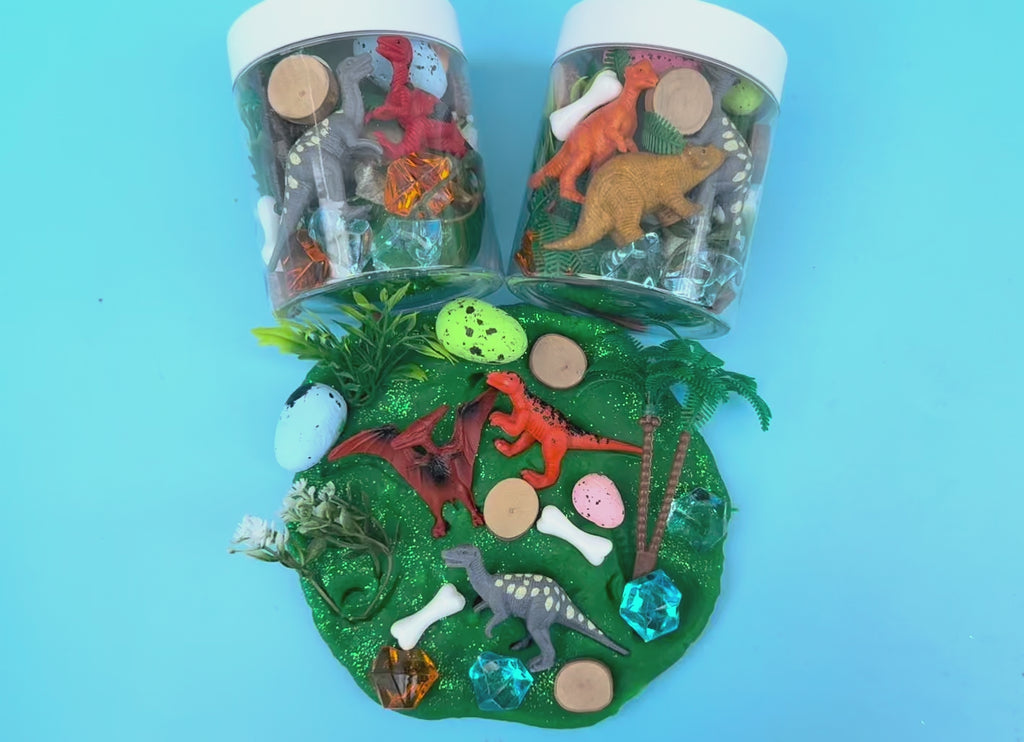 Dinosaur 8 oz. Play Dough Jar