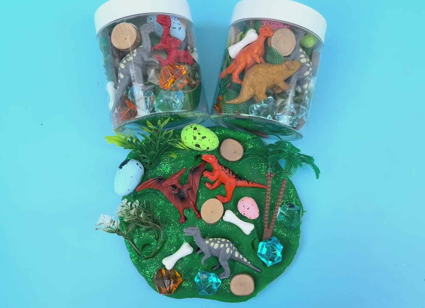 Dinosaur 8 oz. Play Dough Jar