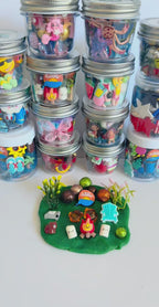 Summer Play Dough Jars