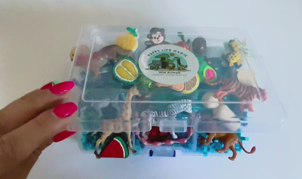 "Wild Animals" Mid Size Play Dough Kit