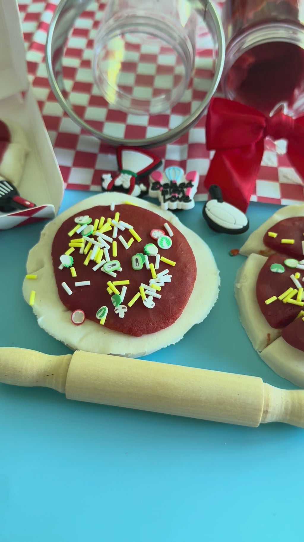 Mini Make a Pizza Play Dough Kit