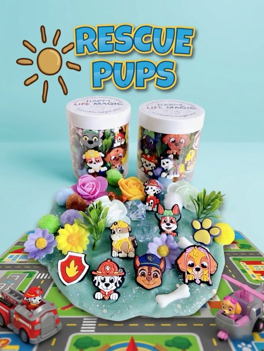 8 oz. Sensory Dough Jars - OVER 20 THEMES!
