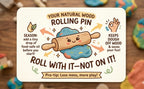 7" Wood Rolling pin