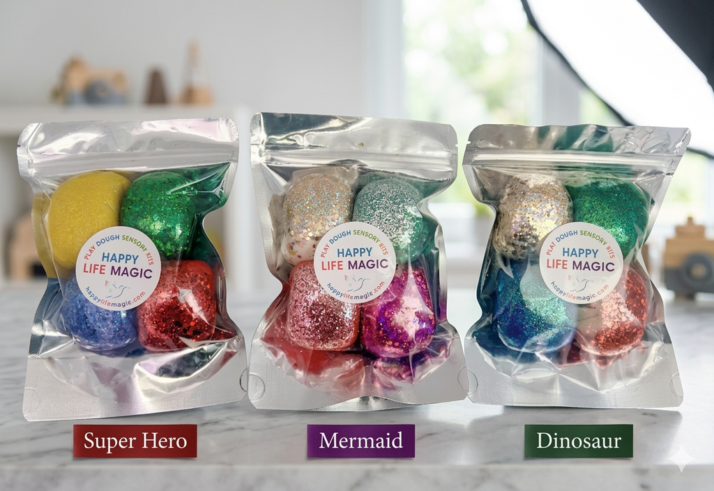 "Just Da Dough " Sensory Dough Packs
