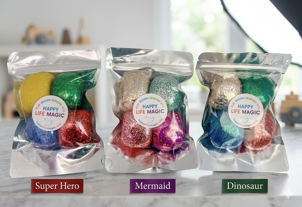 "Just Da Dough " Sensory Dough Packs