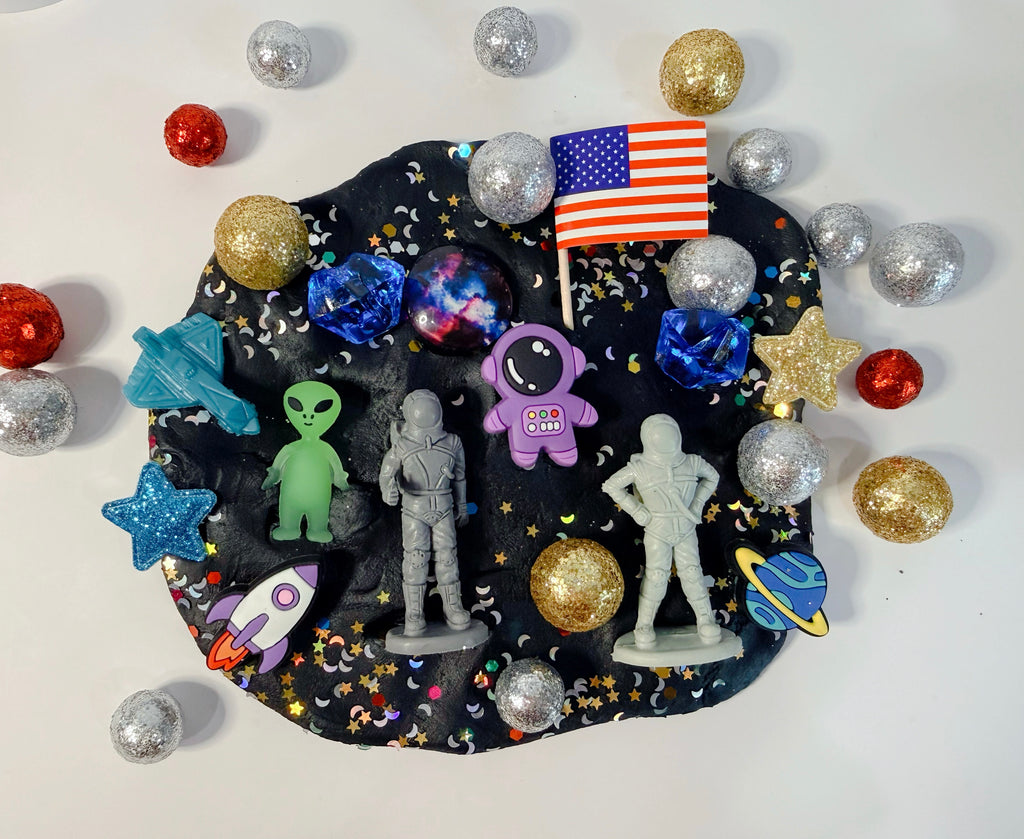"Space Galaxy" 8 oz. Dough Jar
