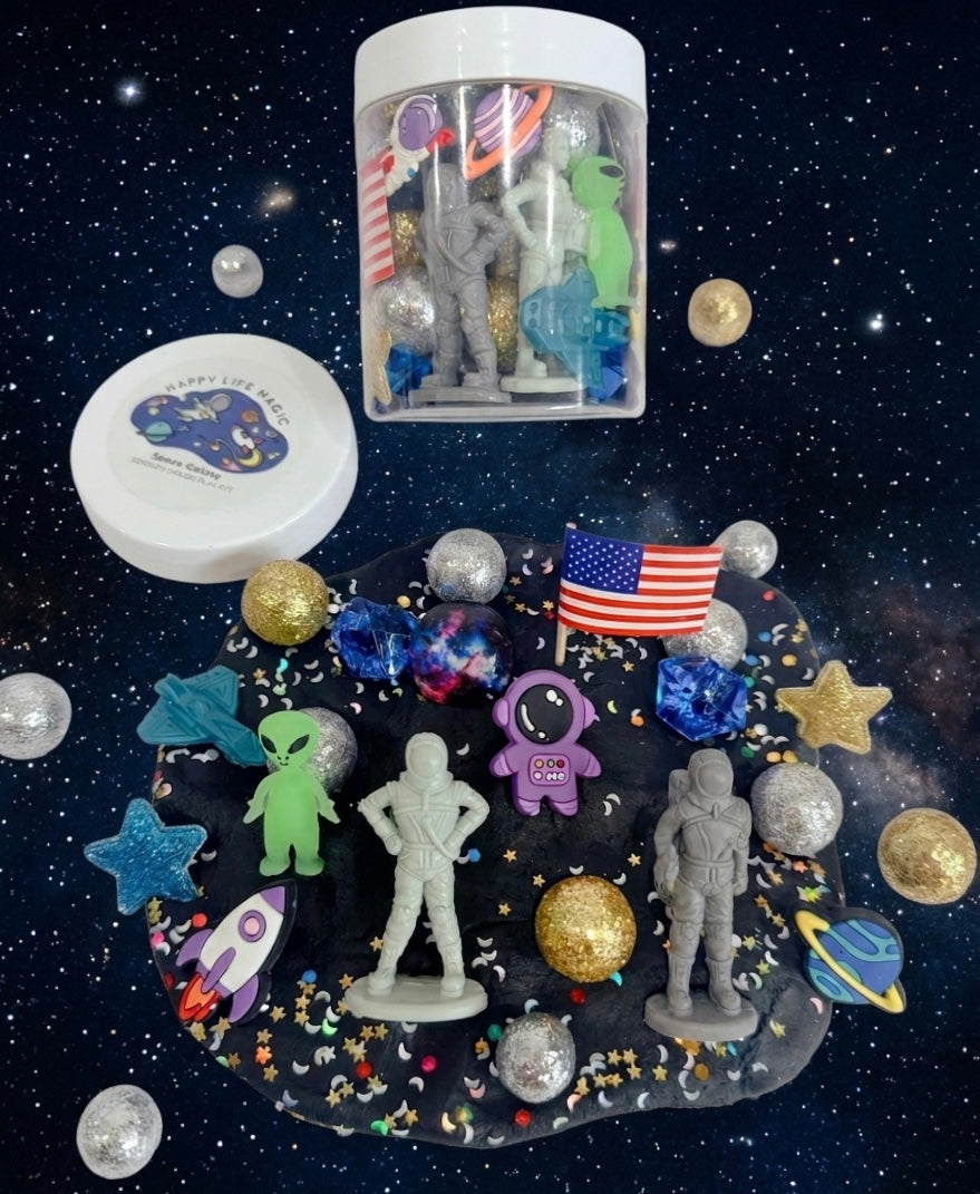 "Space Galaxy" 8 oz. Dough Jar