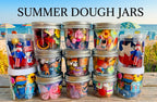 Summer Play Dough Jars