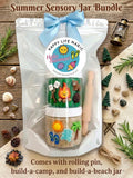 Bundle Summer Jars- Camping and Beach Jar with Rolling pin