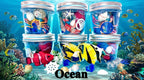 Summer Play Dough Jars