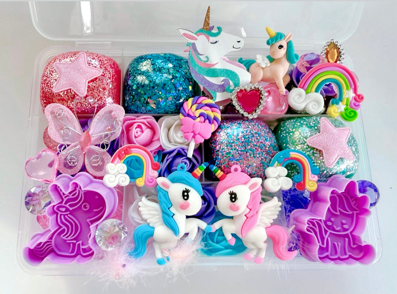 Unicorn and Rainbows Play Dough Kit